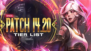 1420 MID LANE TIER LIST BEST BLIND PICKS INCLUDED [upl. by Rosalie234]