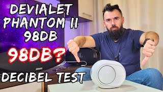 How Loud is Devialet Phantom II 98dB at 15m DECIBEL TEST [upl. by Llydnek685]