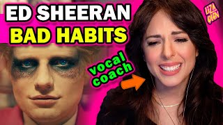 Ed Sheeran  Bad Habits Official Video  REACTION [upl. by Alvis539]