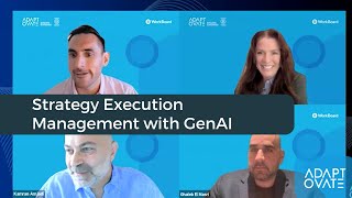 Strategy Execution Management with GenAI  ADAPTOVATE and WorkBoard webinar  November 2024 [upl. by Acinnod233]