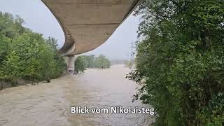 Wienfluss Hochwasser September 2024 [upl. by Concha]