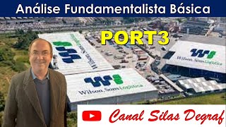 PORT3  WILSON SONS HOLDINGS BRASIL SA ANÁLISE FUNDAMENTALISTA BÁSICA PROF SILAS DEGRAF [upl. by Nylatsirhc]