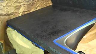 Giani Countertops  Bombay Black Part 2 of 3 [upl. by Ahtiekahs261]