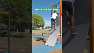 Warped Wall Practice  NEW BATHURST NINJA WARRIOR PARK ecopenny shorts [upl. by Lertnahs]