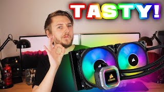 Corsair H100i Platinum RGB CPU cooler  we LOVE it [upl. by Gasperoni]