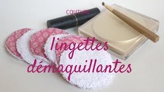 Coudre des lingettes démaquillantes [upl. by Aciraa]