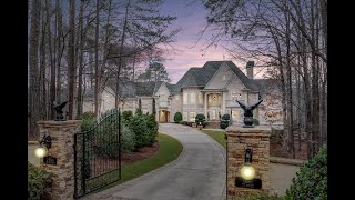 12900 sqft Waterfront Mansion amp Equestrian Estate  2355 Saddlesprings Drive Milton Georgia 30004 [upl. by Ellives]