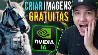 Nova IA GRÁTIS para CRIAR IMAGENS  NVIDIA  VEJA AGORA [upl. by Airdnas288]