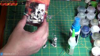 Hobby Stream  Assembling BattleTech Wasp Archer and Longbow minis [upl. by Lars779]