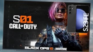 Warzone Mobile Resurgimiento Nueva Actualización Samsung Galaxy S23 FE 8Gb Ram 256Rom Exynos 2200 [upl. by Enoved546]