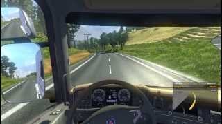 Euro Truck Simulator 2  driving Scania over 150 kmh [upl. by Nine10]