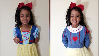 Vestido para festa de 5 anos da minha filha tema Branca de Neve [upl. by Devon]