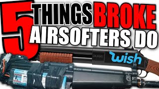 5 Things Broke Airsofters Do [upl. by Bartley]