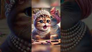 Kitty going to party🥳youtubeshorts [upl. by Ocimad]