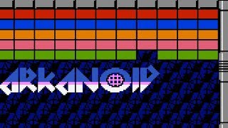 Arkanoid NES video game port  full game session for 1 Player 👽🗿🎮 [upl. by Teraj]