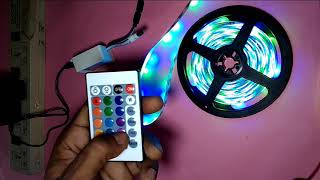 LED Strip Light RGB Controller Installation Guide step by step led strip lights amazon led strip [upl. by Ivek]