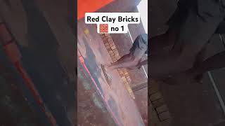 Red Clay Bricks 🧱 no 1 shorts brick construction [upl. by Sylvia779]