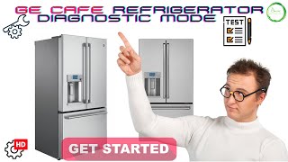 Learn how to pull up GE Cafe Refrigerator Error Codes with Service Test Mode [upl. by Yenitsed853]