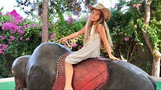 Tatil Vlog 7 Dinopark Gezisi 🏖🏊‍♀️💃🦖 Ecrin Su Çoban [upl. by Ettereve]