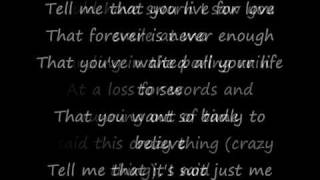 Rascal Flatts lyrics  Its Not Just Me [upl. by Eneluqcaj]