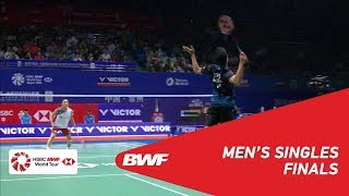 F  MS  Anthony Sinisuka GINTING INA vs Kento MOMOTA JPN 3  BWF 2018 [upl. by Draned]