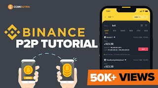 Binance P2P Tutorial ✅  How to Sell Crypto Using P2P method 🌍 [upl. by Judsen]