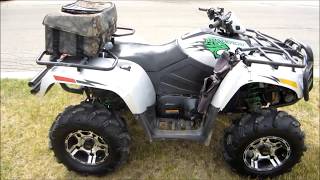 2008 Arctic Cat Thundercat Review and Acceleration [upl. by Kevyn]