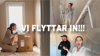 VI FLYTTAR ÄNTLIGEN IN I HUSET [upl. by Ardehs232]