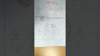 Very easy draw parrot Tota Kaise banaye drawing art music artyoutuber artisto artistresource [upl. by Starbuck]