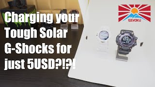 Charge your Tough Solar GShocks for just 5USD [upl. by Flory349]