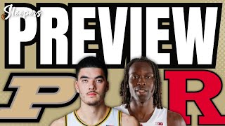 Purdue vs Rutgers Preview and Predictions [upl. by Azrim]