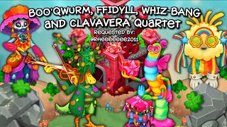 BOOQWURM FFIDYLL WHIZBANG and CLAVAVERA quartet EXTENDED DUET MAGICAL SEASONALS [upl. by Dyoll]