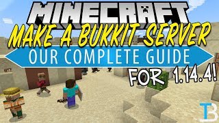 How To Make A Bukkit Server in Minecraft 1144 [upl. by Jaret633]