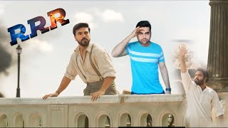 RRR Movie Funny edit  just for fun 😜  Hindi Comedy Video  RRR Movie Spoof  DBC143 [upl. by Gerkman]