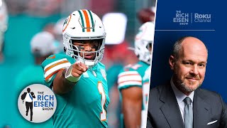 Rich Eisen Reacts to the Miami Dolphins Picking Up Tua Tagovailoas 5thYear Option [upl. by Hepsibah]