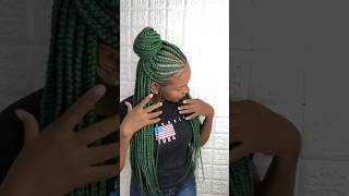 Fulani braids verde musgo [upl. by Yelbmik560]