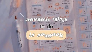 aesthetic things to do in notebook ✨🌻 aestheticnotes [upl. by Eugenle832]