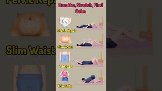 Breathe Stretch Find Calm yoga weightloss fitnessroutine shorts [upl. by Dnaletak381]