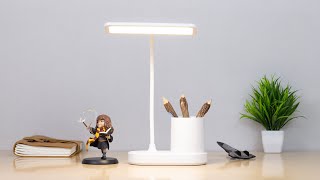 WEIRD WOLF Plastic 3 Colour Mode Rechargeable Led StudyTableDesk Lamp For Study With Pen Holder [upl. by Cruickshank]