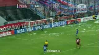 Newells Old Boys 1 vs U De Chile 2  Copa Libertadores 2013 Fox Sports HD [upl. by Princess]