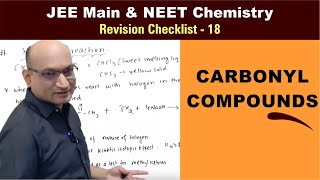 Carbonyl Compounds  Revision Checklist 18 for JEE amp NEET Chemistry [upl. by Barkley]