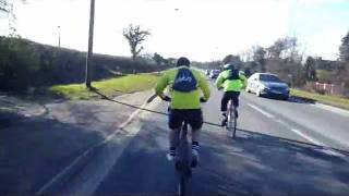 Grantham Bike RideSkegness Training January 2010wmv [upl. by Laforge]