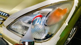 How to Restore Headlamp Headlights with VAPOR Restoration Kit  DIY VAPOR Headlights Restoration [upl. by Houlberg372]