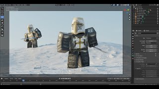 rendering roblox scenes in blender [upl. by Dusty252]