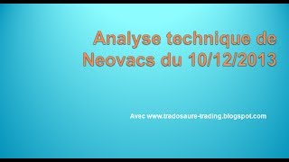 Analyse technique de NEOVACS par Tradosaure trading [upl. by Aivatra]