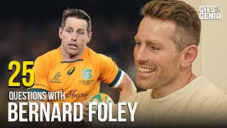 We asked Bernard Foley 25 questions about his life and rugby career  Gits and Genia [upl. by Peedsaj]