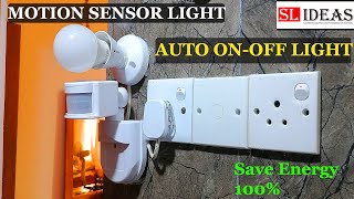 Automatic On Off Light Switch \ Motion Sensor Light \ Save Energy\PIR [upl. by Onibla]