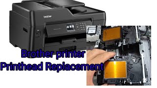 Brother MFC J3530DW Printhead Replacement [upl. by Ahtiek]