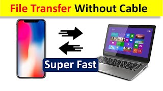 How to Transfer Files From Mobile To Laptop Without Cable  FTP Server [upl. by Ilat921]