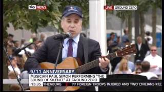 Paul Simon  The Sound of Silence 911 Ground Zero [upl. by Darahs]